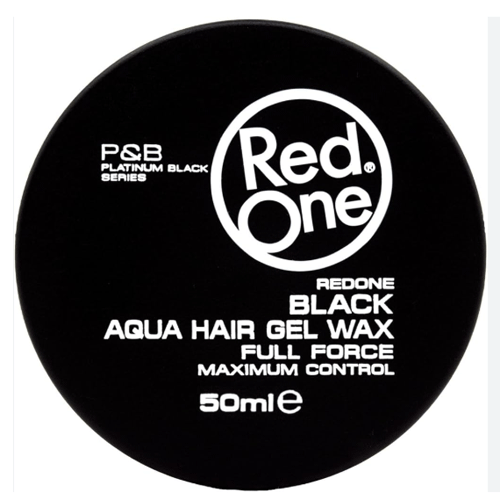 واکس مو رد وان مشکي مدل BLACK AQUA HAIR GEL WAX حجم 150 ميل