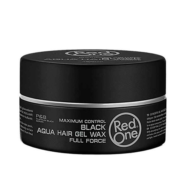 واکس مو رد وان مشکي مدل BLACK AQUA HAIR GEL WAX حجم 150 ميل