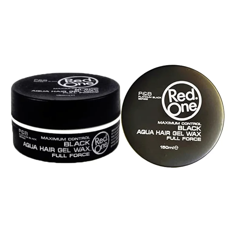 واکس مو رد وان مشکي مدل BLACK AQUA HAIR GEL WAX حجم 150 ميل