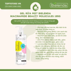 ژل شستشوی Molecules بی‌یلندا Beauty Molecules نیاسینامید حجم 195 میلی‌متر