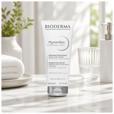 ژل شستشوی ضد لک و روشن کننده بایودرما مدل Pigmentbio حجم 200 میل