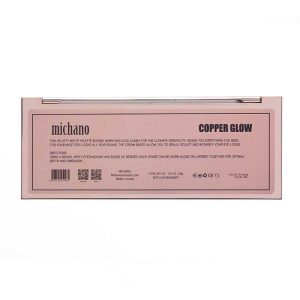 پالت سایه چشم ۱۲ رنگ میچانو مدل Copper Glow