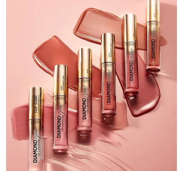 برق‌لب الماسی 10 اولاین Diamond Glow Rose Violet حجم 4.5 میلی‌لیتر 
