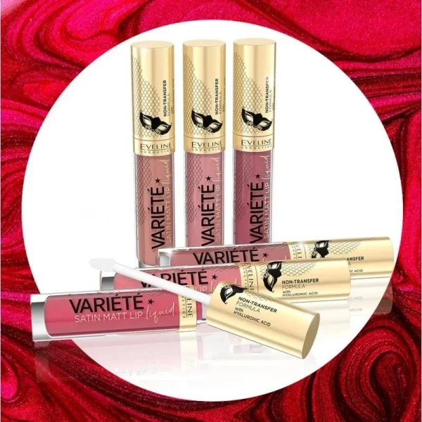 رژلب مایع 01 اولاین مدل Variete Satin Mattحجم 4.5 میلی‌لیتر 
