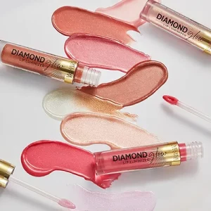 برق‌لب الماسی 10 اولاین Diamond Glow Rose Violet حجم 4.5 میلی‌لیتر 
