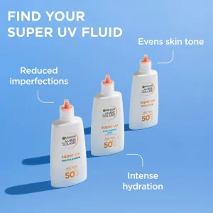 ضدآفتاب آمبر سولر گارنیر Super UV SPF50+ حجم 40 میلی‌لیتر