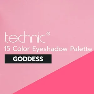 پالت سایه گادنس تکنیک 15 رنگ مدل Goddess Pressed Pigment حجم 30 گرم 