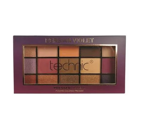 پالت سایه Persian Violet تکنیک 15 رنگ مدل Pressed Pigment حجم 30 گرم