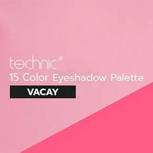 پالت سایه Vacay تکنیک مدل Vacay Pressed Pigment 15 رنگ حجم 22.5 گرم 