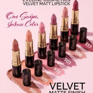 رژ‌لب مات 500 اولاین مدل Velvet Matt حجم 4.5 گرم