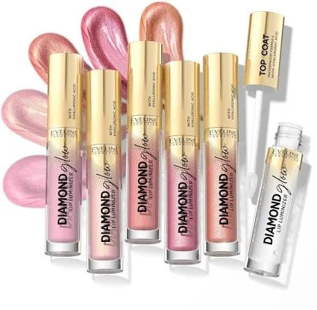 برق‌لب الماسی 10 اولاین Diamond Glow Rose Violet حجم 4.5 میلی‌لیتر 