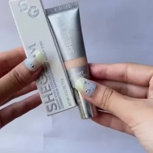 کانسیلر سرفلزی شیگلم خنک‌کننده و آبرسان مدل Bright Eyes حجم 15 گرم 