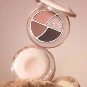 پالت سایه Teddy شیگلم 4 رنگ مدل Teddy Meringue Mini حجم 3.9 گرم