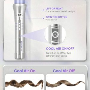 دستگاه فر کننده باد سرد اتوماتیک شیگلم مدل Airflow Styler Pro سایز 25mm