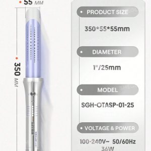 دستگاه فر کننده باد سرد اتوماتیک شیگلم مدل Airflow Styler Pro سایز 25mm