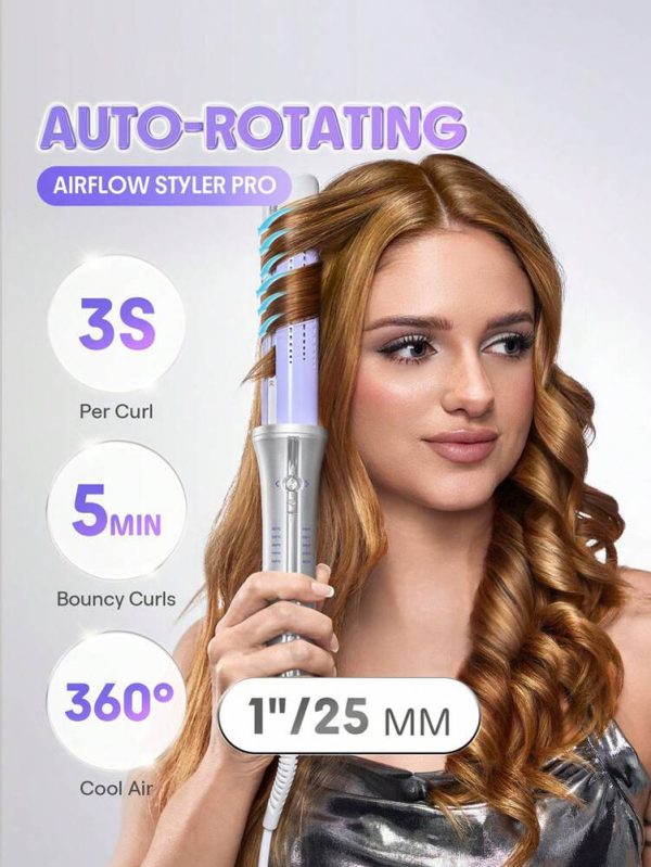 دستگاه فر کننده باد سرد اتوماتیک شیگلم مدل Airflow Styler Pro سایز 25mm