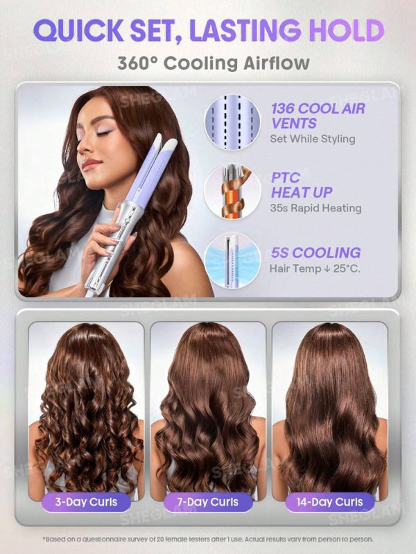دستگاه فر کننده باد سرد اتوماتیک شیگلم مدل Airflow Styler Pro سایز 25mm