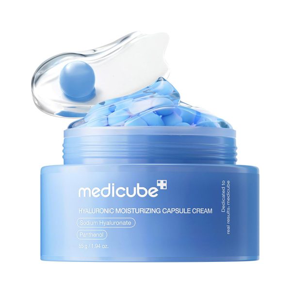 کرم کپسولی مدی کیوب Medicube هیالورونیک اسید و پانتنول آبرسان عمیق 55 گرم