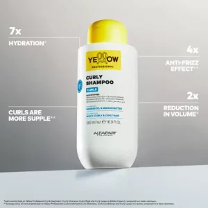 شامپو موی فر یلو YELLOW Curls حجم 500 میلی‌لیتر