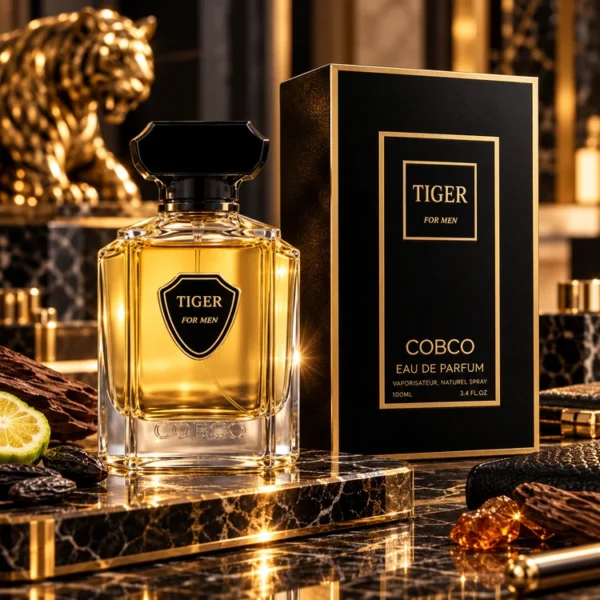 ادو پرفیوم مردانه کوبکو مدل Tiger با رایحه معتدل 100 میل