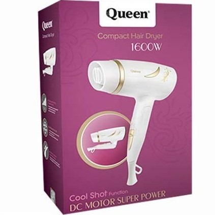 سشوار مسافرتی 1600 وات کویین Queen مدل HD360