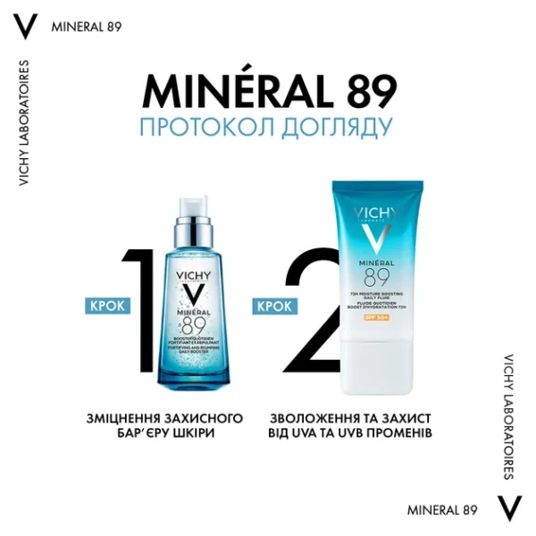 ضدآفتاب مینرال 89 ویشی SPF50+ فلویید آبرسان 72 ساعته 50 میل