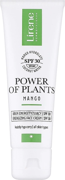کرم روز انرژی‌بخش و ضد آفتاب مانگو پاور آف پلنتس لایرن با SPF 30 حجم ۵۰ میل