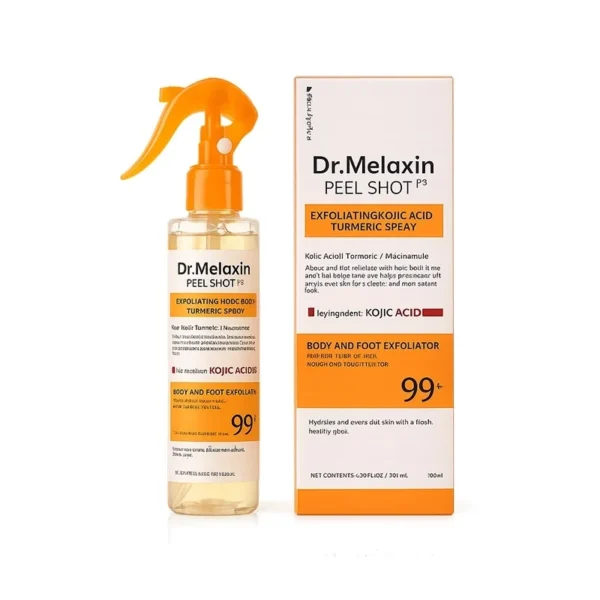 اسپری Peel Shot دکتر‌ملاکسین ضدلک و لایه‌بردار بدن 200 میل