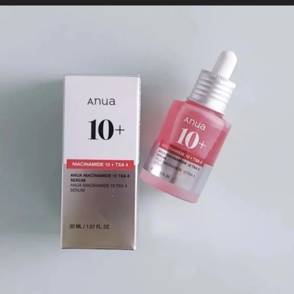 سرم نیاسینامید 10‌درصد آنوا + ترانکسامیک اسید 4 درصد حجم 50 میل