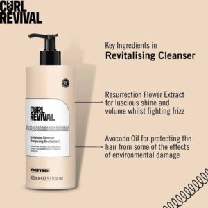 نرم کننده و احیا کننده موی فر اوسمو مدل Curl Revival حجم ۴۰۰ میل
