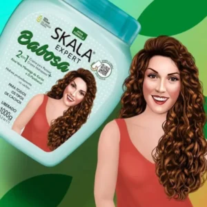 ماسک و نرم کننده دو در یک اسکالا مدل بابوسا آلوئه ورا 1000 گرم