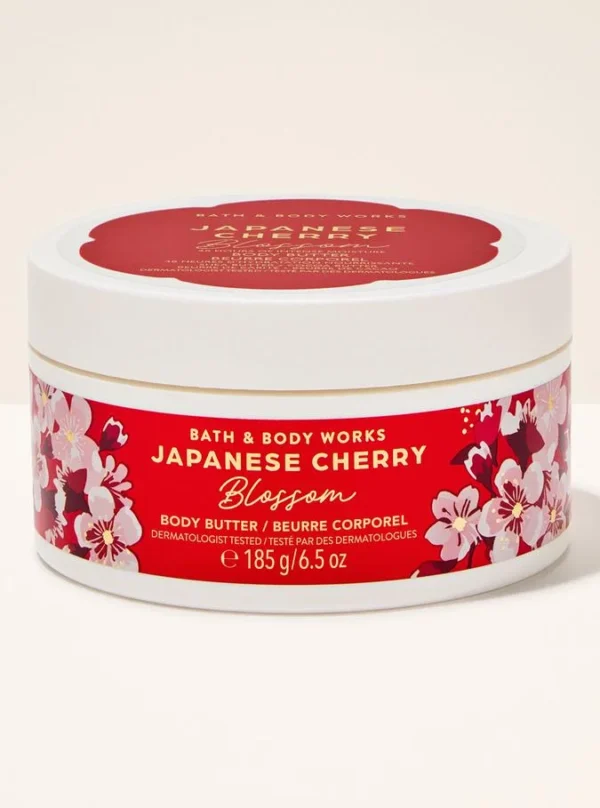کره بدن بث اند بادی ورکس مدل ژاپنیز چری بلوسوم 185 گرم