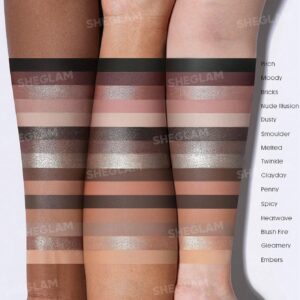 پالت سایه 15 رنگ شیگلم مدل rust ritual