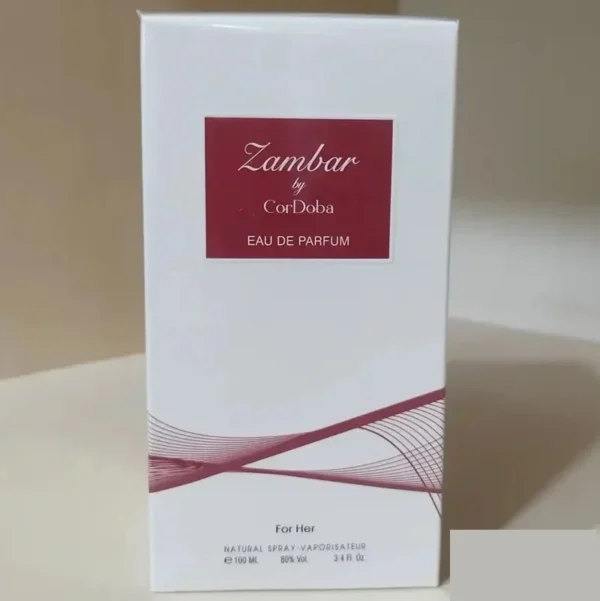 ادوپرفیوم زنانه زامبار کوردوبا حجم 100 میل