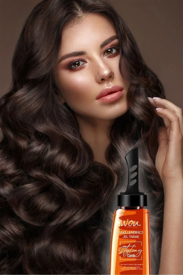 ژل حالت دهنده مو شانه دار وو مدل World of Unique حجم 260 میل