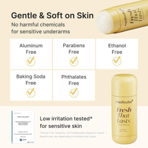 مام وانیل و پسته مدیکیوب مدل Fresh That Lasts حجم 83 گرم
