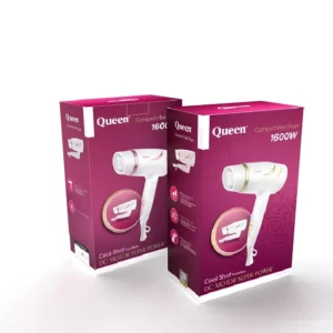 سشوار مسافرتی 1600 وات کویین Queen مدل HD360